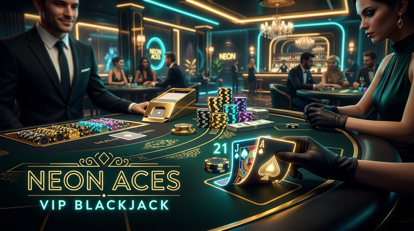 Neon Aces VIP Blackjack Preview